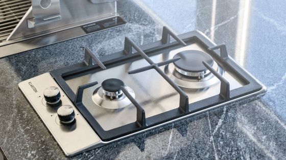 Gradenkitchen mit Gaskochfeld